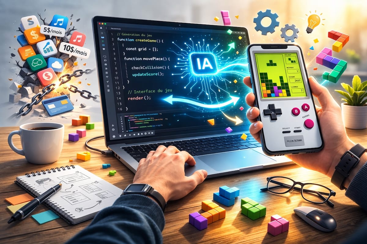 J’ai recréé mon propre Tetris grâce au vibe coding