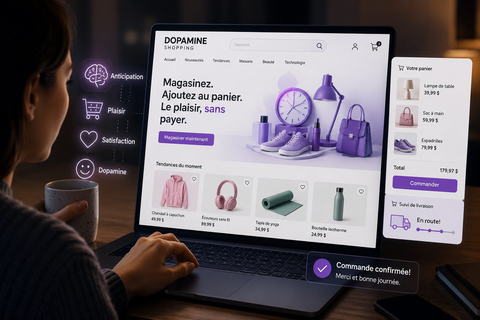 Les « sites dopamine » : magasiner sans rien acheter