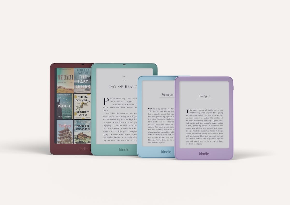 Amazon renouvelle sa gamme Kindle avec des modèles plus minces et légers