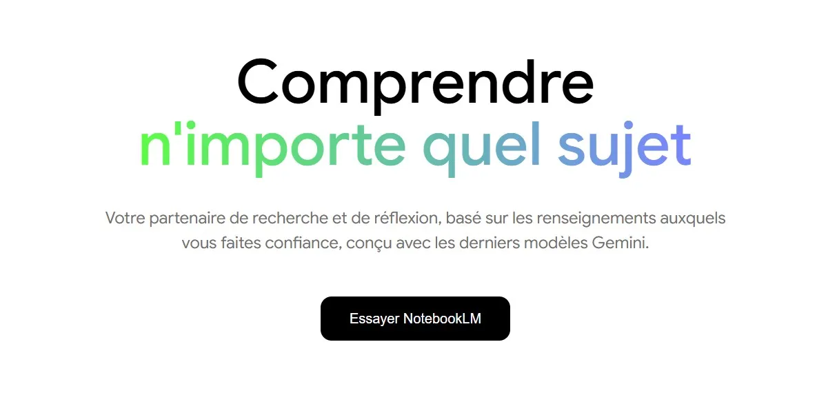 NotebookLM transforme vos textes en balado en quelques secondes