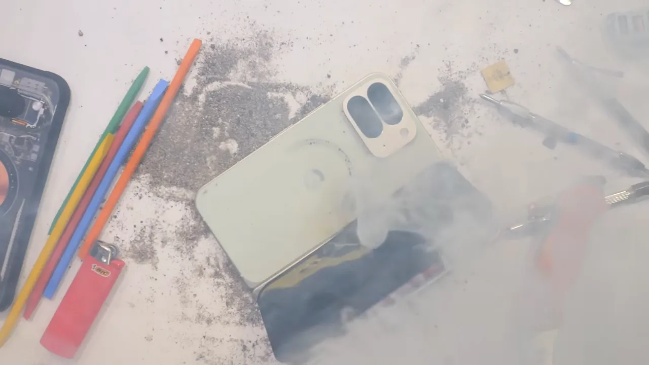 Pixel 10 Pro Fold explose pendant un test de durabilité