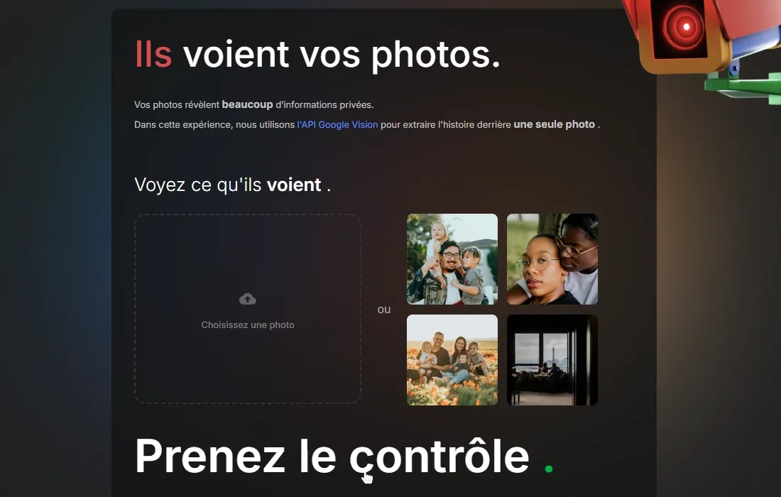 Ils voient tout: Un site web révèle ce que Google sait de vos photos