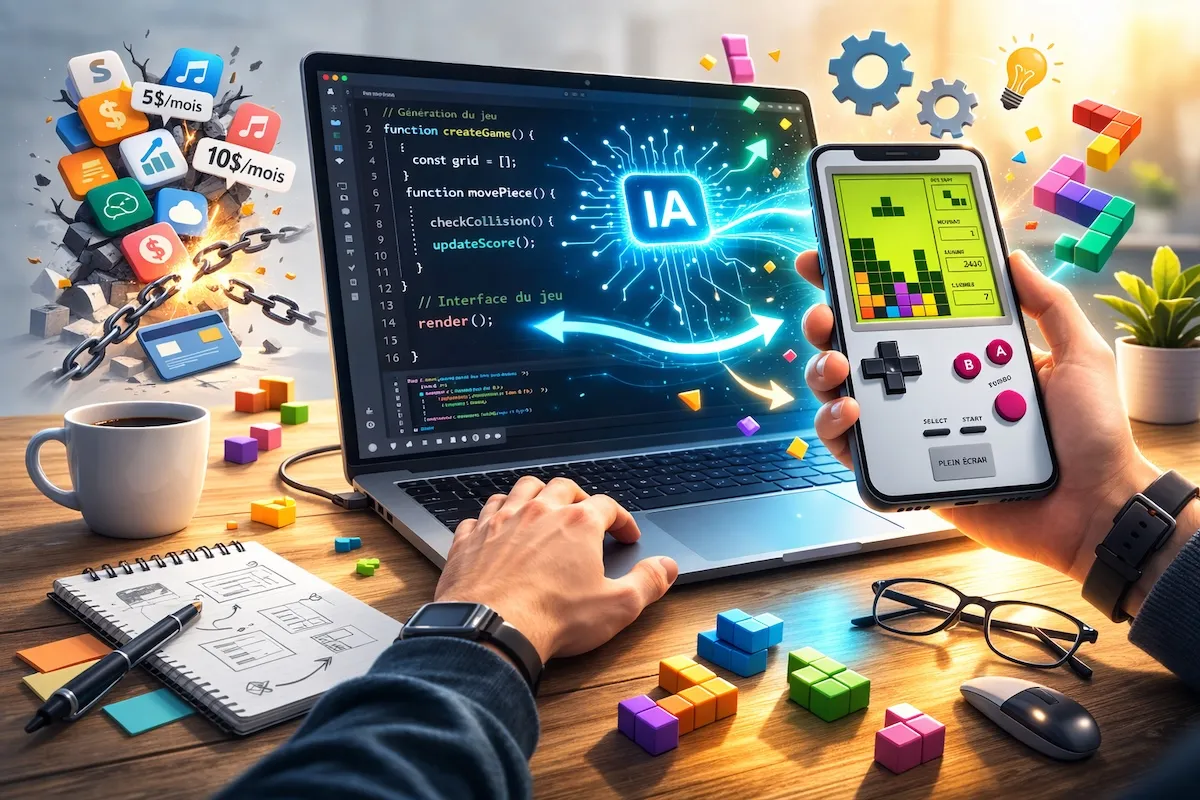 J’ai recréé mon propre Tetris grâce au vibe coding