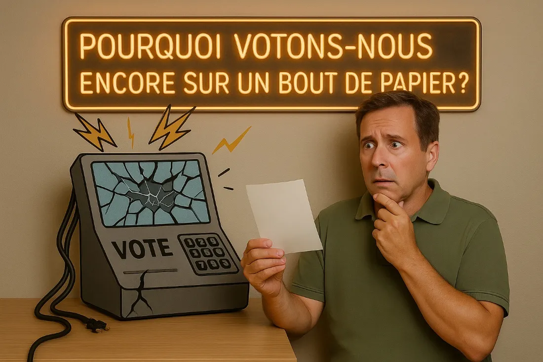 Pourquoi votons-nous encore sur un bout de papier ?