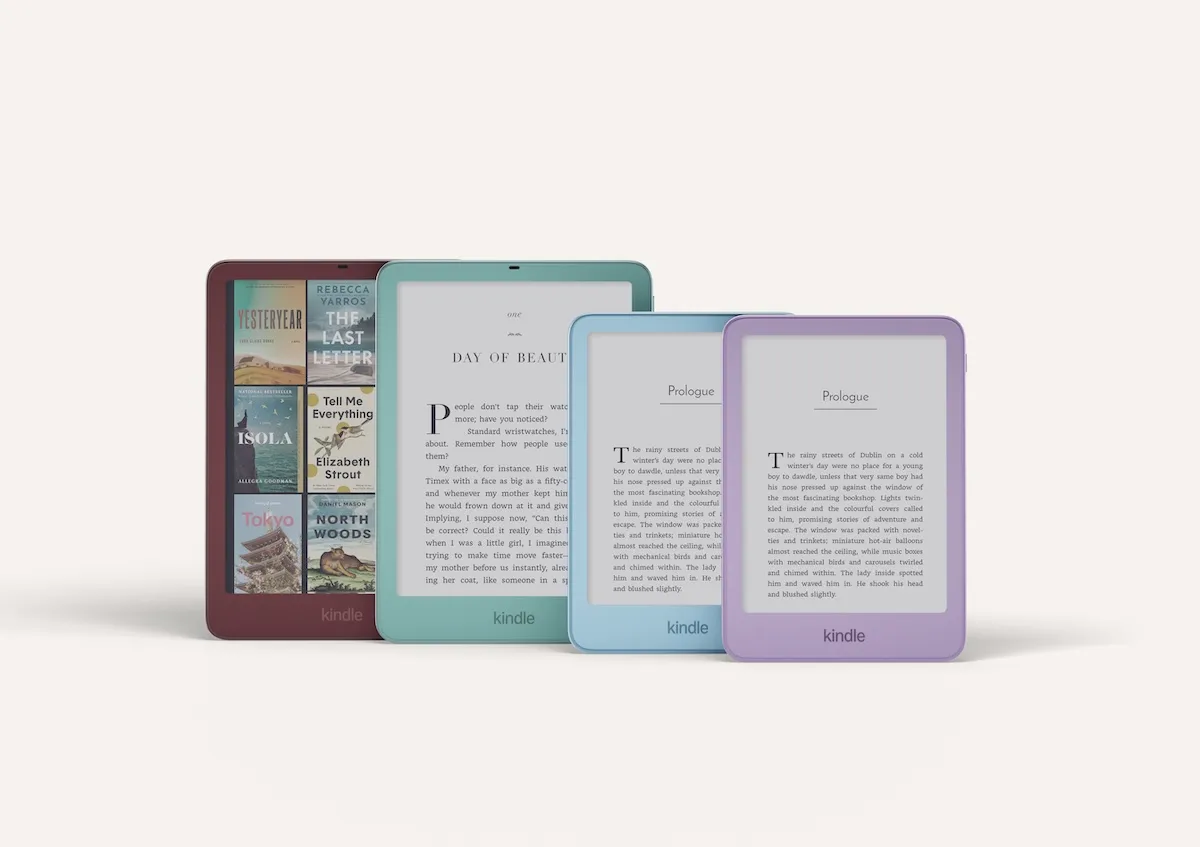 Amazon renouvelle sa gamme Kindle avec des modèles plus minces et légers