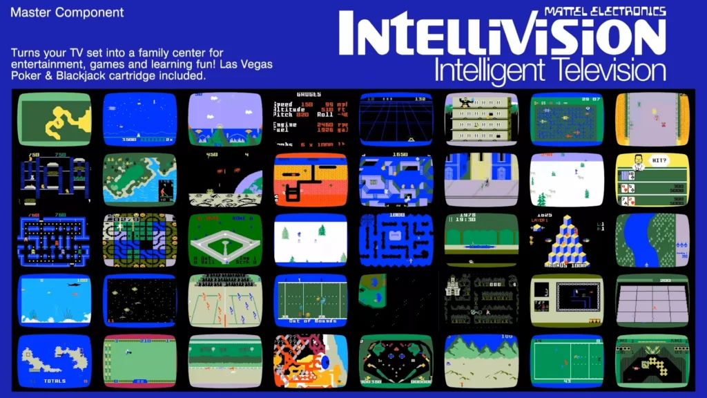 Quelques jeux de l'Intellivision