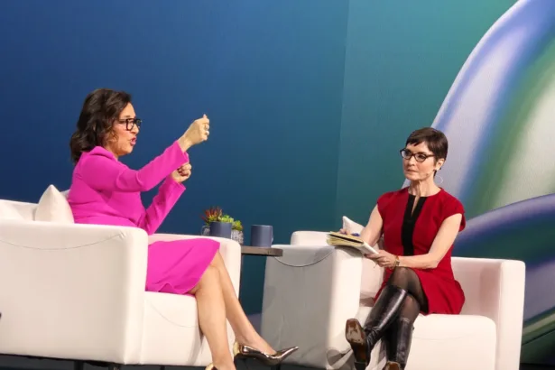 Linda Yaccarino et Catherine Herridge au CES 2025 (Photo Steeve Fortin)