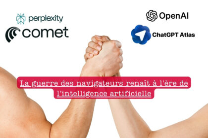Image illustrant le bras de fer entre open ai chatgpt Atlas et Perplexity Comet