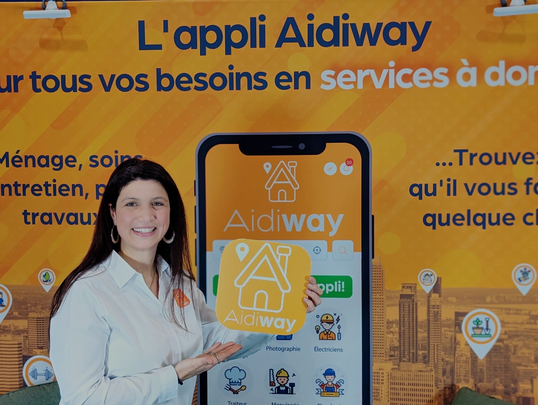 Aidiway : l’application québécoise qui réinvente les services à domicile 2 Marielle Marra, fondatrice d’Aidiway, application québécoise de services à domicile.