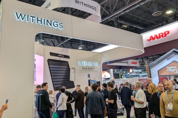 Kiosque de Withings au CES 2026 Photo Steeve Fortin