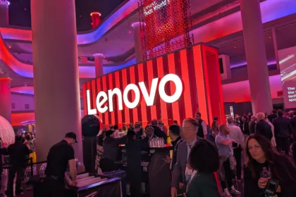 Lenovo affiche à la sphere de Las Vegas