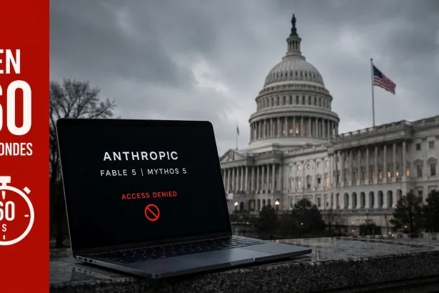 Une IA retirée après 72 heures : Washington ordonne l&rsquo;arrêt de Fable 5 – MinuteTech